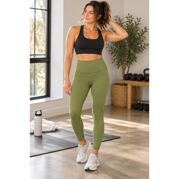 lululemon athletica Pants - Lululemon Wunder Under High Rise Tight Full on Luxtreme Bronze Green Size 2